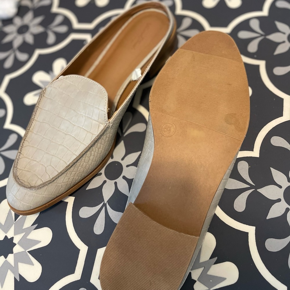 Women dress slide loafers